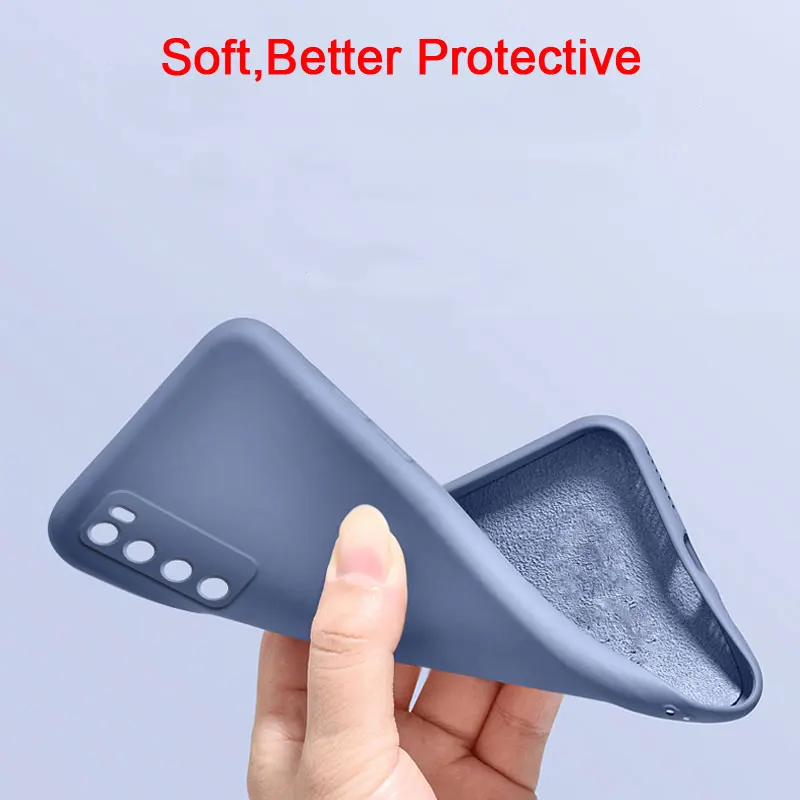 for oneplus nord n100 case liquid silicone soft camera lens protection phone case for oneplus 9 pro 1nord 18t back cover shell free global shipping