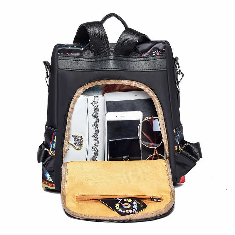Рюкзак в этническом стиле для женщин Ретро стиль новинка 2019 дорожный рюкзак с