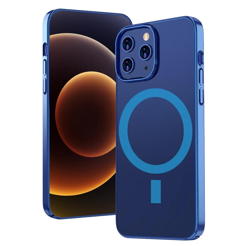 

Suitable for IPhone 13 Pro Max 13 case with magnetic charging, transparent TPU camera case