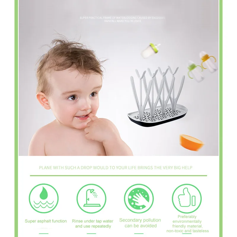 

Newborn Bottle Rack Detachable Baby Bottle Drying Rack Bottle Drain Rack Baby Bottle Washing And Draining Rack Storage Rack