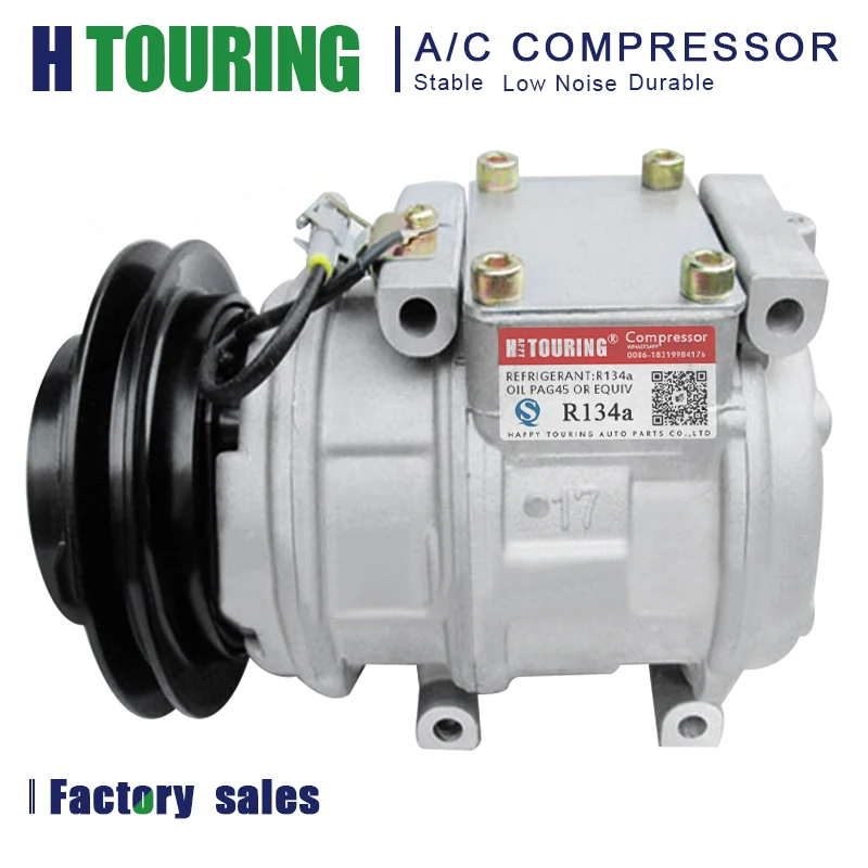 КОМПРЕССОР ПЕРЕМЕННОГО ТОКА для Toyota LAND CRUISER 447200 -4550 88320-35670 -3682 4472004550 4472003487 -3683 10PA17C