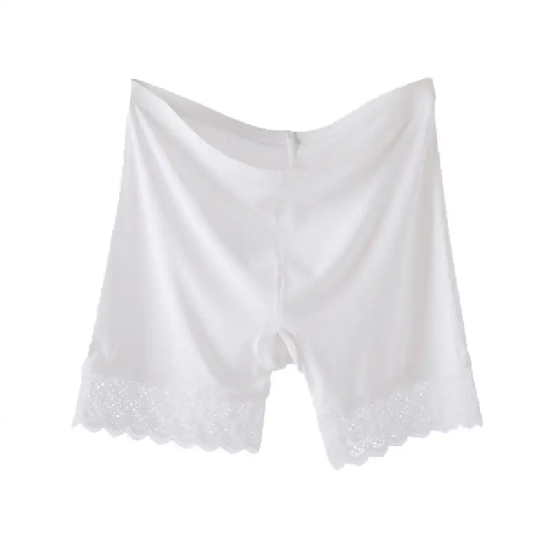 Женские ультра тонкие бесшовные кружевные безопасные штаны дамское нижнее белье