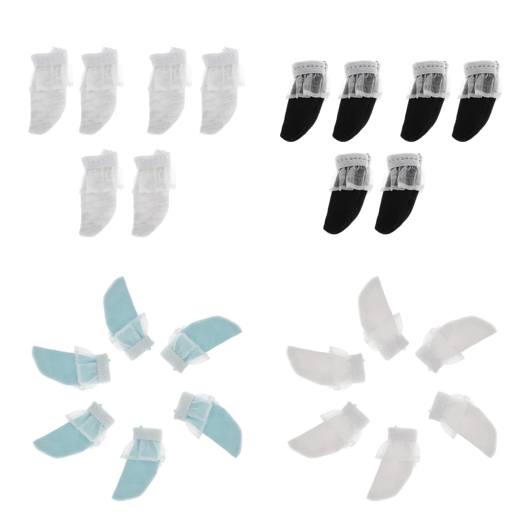 

3 пары милых кружевных носков для 1/6 Blythe SD шаровых шарниров куклы аксессуары