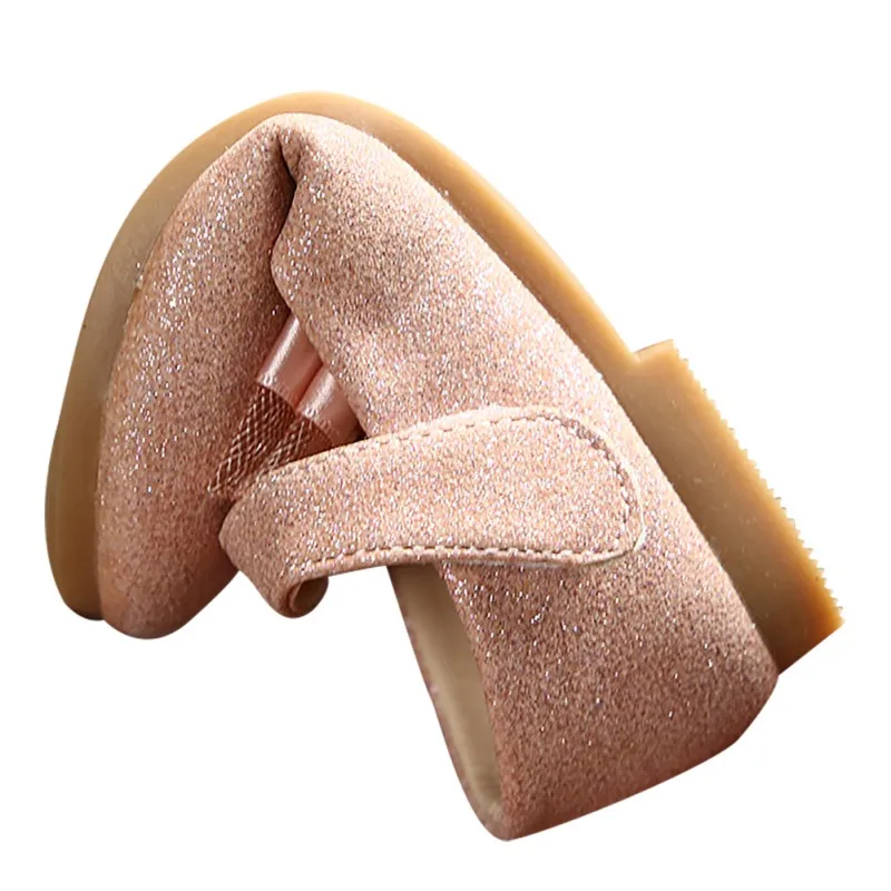 Балетки на плоской подошве для девочек кружевные блестящие туфли принцессы