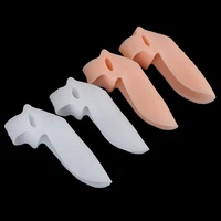 2pcs ease pain silicone bunion toes corrector orthotics hallux valgus straightener separator foot care tool