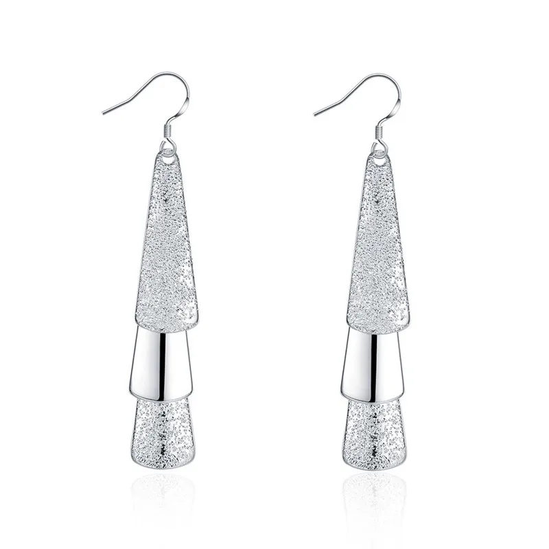 

Серьги-подвески женские из серебра 100% пробы, 925 пробы, винтажные, 2020