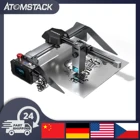 Портативный Двойной лазерный гравер ATOMSTACK P9 M50 50 Вт, Мини резак, гравировальная машина для дерева, металла, 32-битная материнская плата, Автономная метка