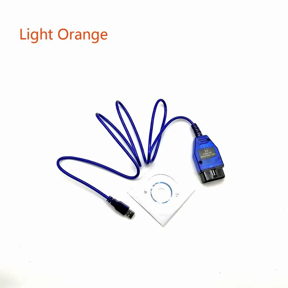 CH340 USB кабель KKL VAG-COM 409,1 OBD2 OBDII диагностический сканер для VW Audi Seat Skoda