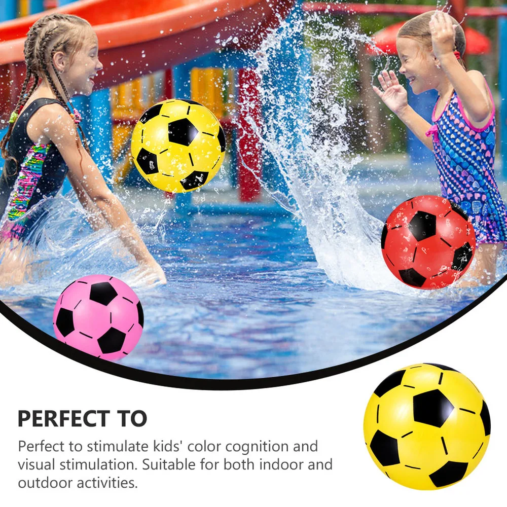

4Pcs Colorful Kids Soccer Football Inflatable Soccer for Home