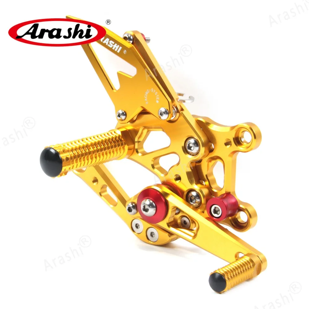 Arashi 1 Набор ЧПУ Регулируемые подножки для APRILIA RSV4 R 2009 2010 2011 2012 подножки Rider Rearset подножки RSV4