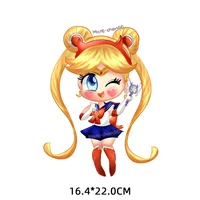 anime sailor moon patches on clothes cute iron on transfers for clothing thermoadhesive patches stickers thermal applications