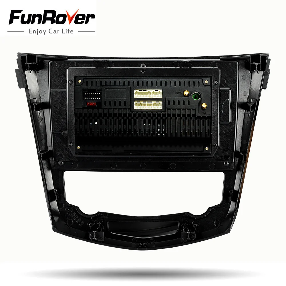 Funrover Android 9 0 четырехъядерный 10 1 дюймовый автомобильный Радио GPS Navi мультимедийный