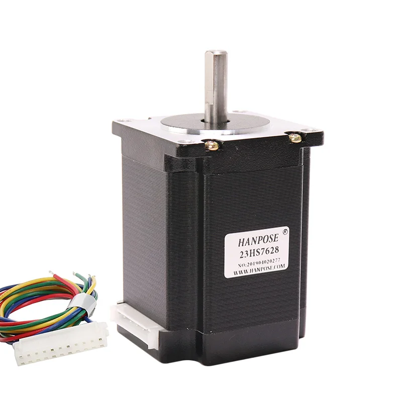 free shipping 2phase 4 leads 189n cm 76mm cnc nema23 stepper motor 3d printer 23hs7628 for 3d printed parts medical industrial free global shipping