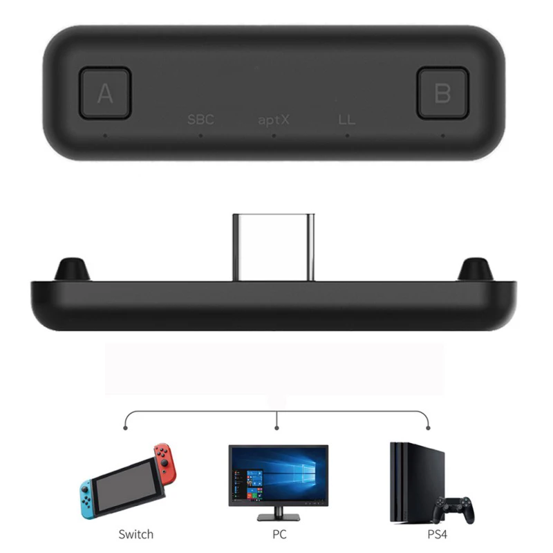 Для GULIKIT NS07 ресивер беспроводной Bluetooth аудио адаптер USB передатчик для Nintendo