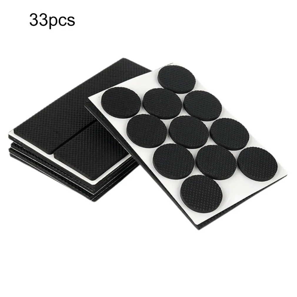

33 шт. нескользящие накладки EVA, напольные протекторы для мебели, столы и стулья, регулируемые накладки