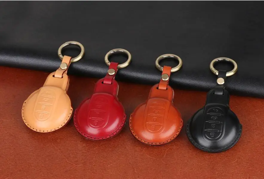 Чехол для ключей из натуральной кожи Подходит BMW Mini Cooper F56 F55 F54 F60 R55 R56 R59 R60 R61 ONE S