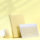 Чехол для iPad Pro Air 2 8-й 7-й чехол с держателем для карандашей беспроводной Bluetooth иврит итальянская клавиатура мышь для iPad Air 4 Чехол