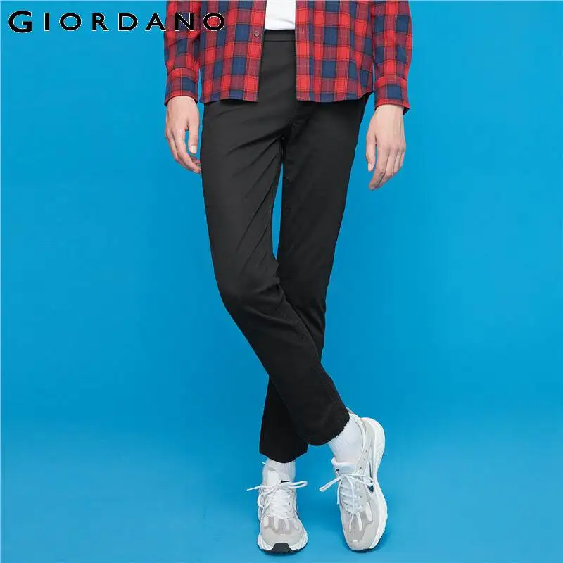 Giordano мужские стрейчевые повседневные джинсовые брюки из натурального хлопка на