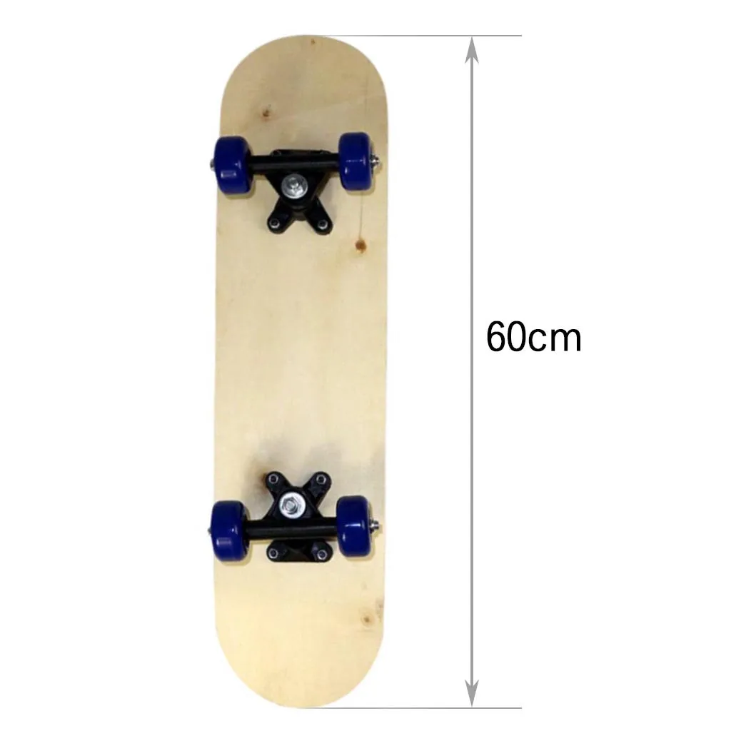 

60CM Double Rocker Skateboard Child Complete DIY Freehand Skateboards for Beginners Graffiti For Boys Girls Kids Accessories
