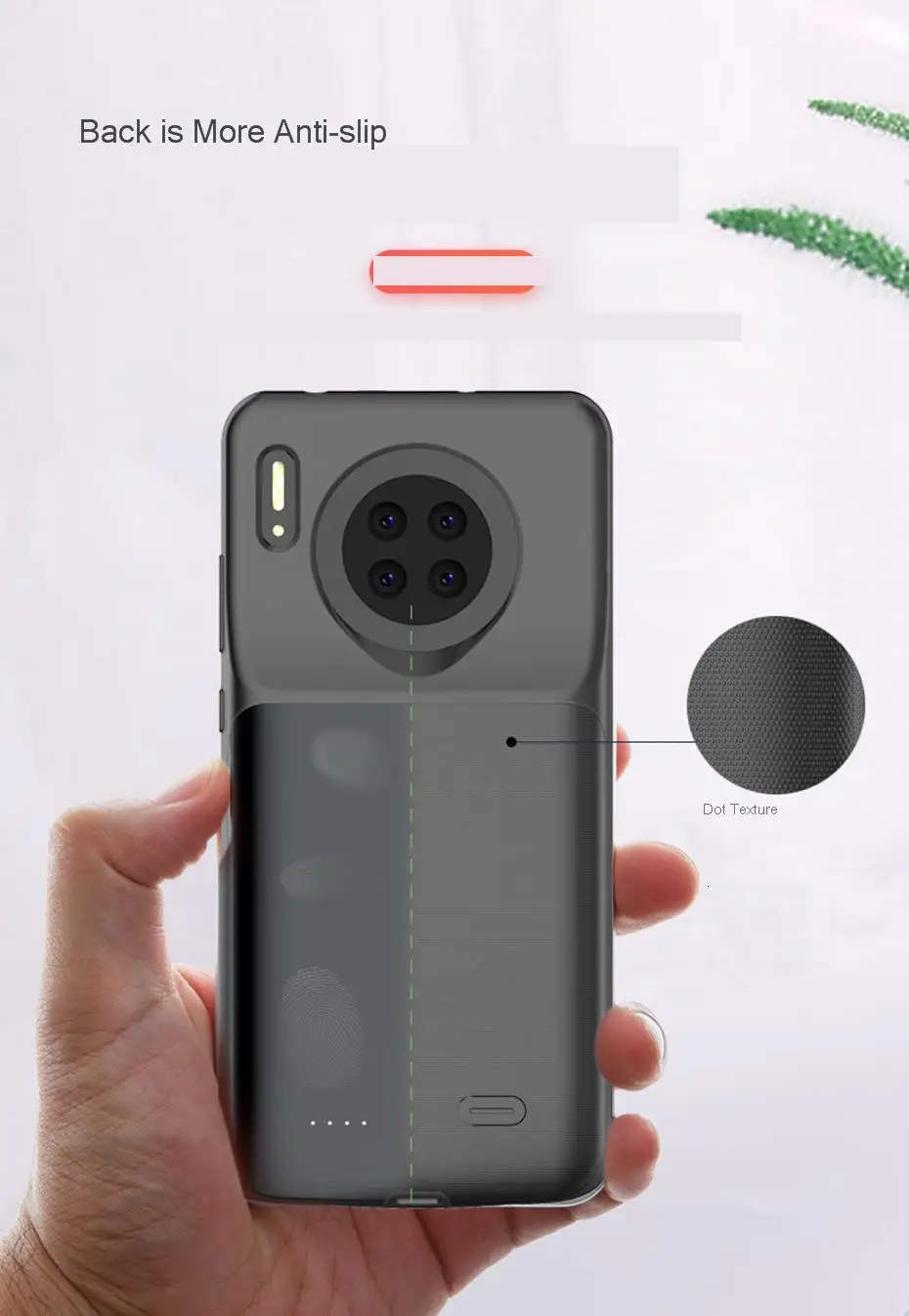 

KQJYS Extenal Power Bank Smart Charging Cover for Huawei Mate 30 Battery Case Portable Battery Charger Cases for Mate 30