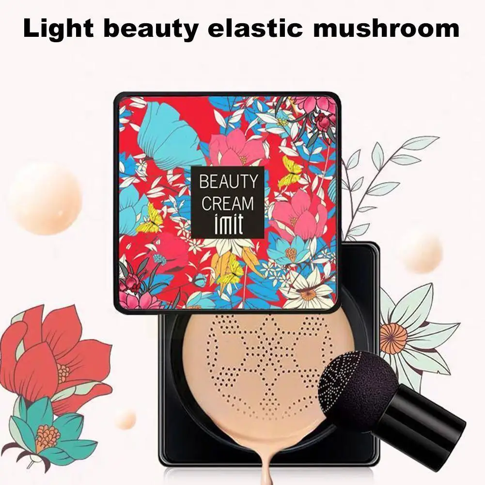 

Mushroom Air Cushion Cc Cream Natural Makeup Moisturizing Foundation Bb Whitening Oil-control Concealer Cosmetics Crea Q6h0