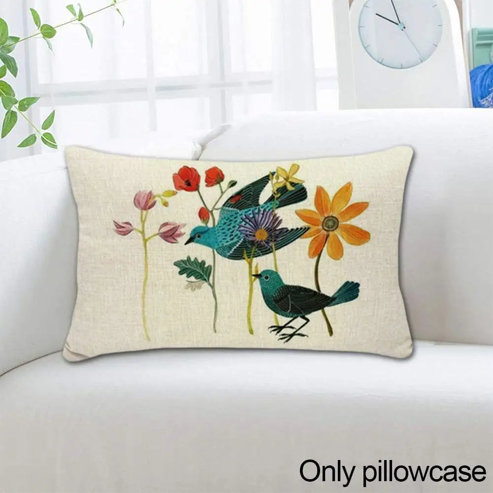 

Animal Bird Cushion Cover Dachshund Dog Pillow Case Pillow For Sofa Geometry With Couch Cover 30X50Cm Polyester Classic H4K8