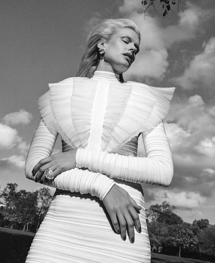 Сексуальное облегающее белое мини платье для женщин плиссированное трикотажное