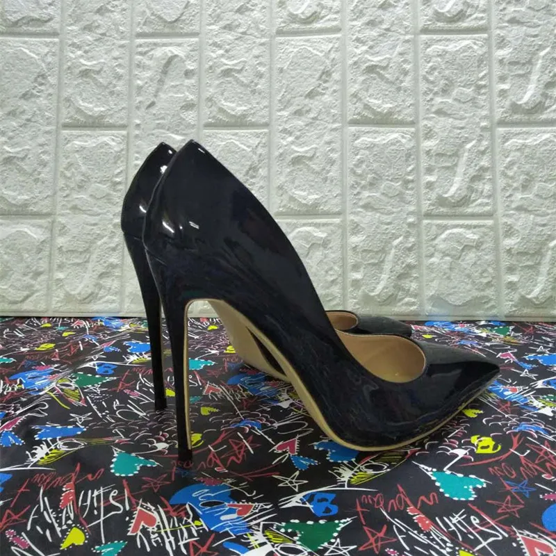 Туфли лодочки на высоком каблуке женская обувь из лакированной кожи женские