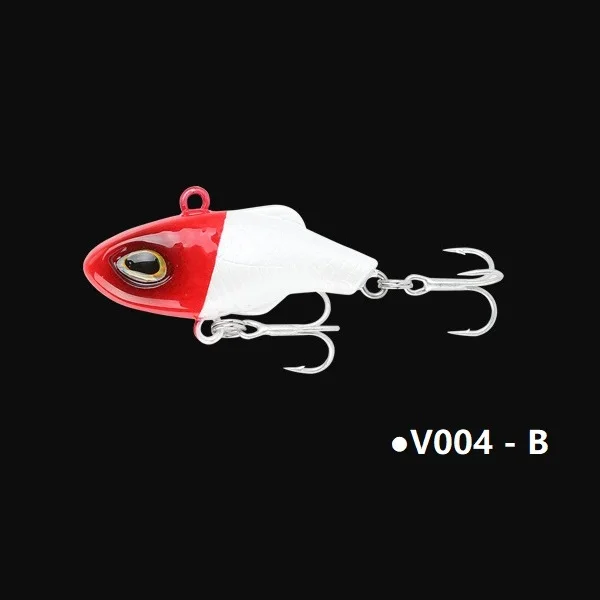 V004 - B Новинка, высокое качество, маленькие Мини приманки VIB, 35 мм, с вибрацией и подсветкой, жесткая приманка, Свинг, раковина, кренкбейт, бионическая, Реалистичная, эффективная приманка - Цвет: V004 - B