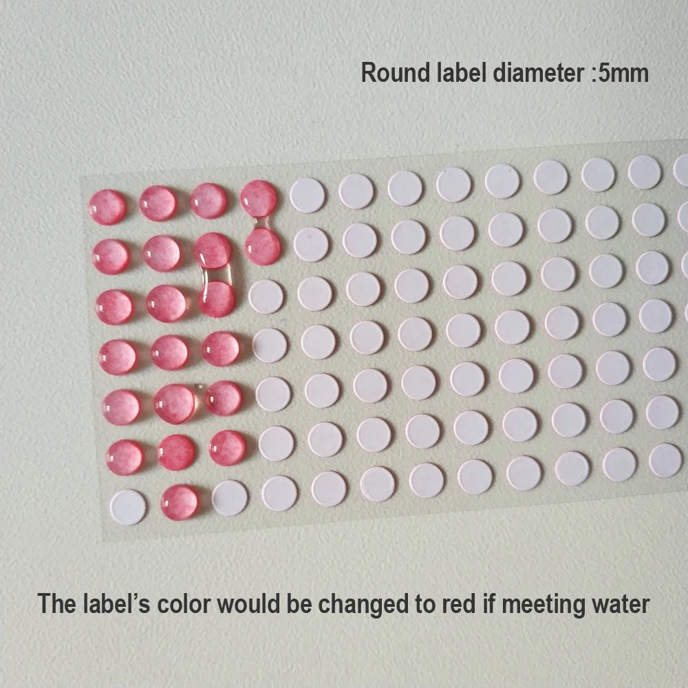 300 штук диаметр 5 мм Вода поврежденная чувствительный индикаторная табличка