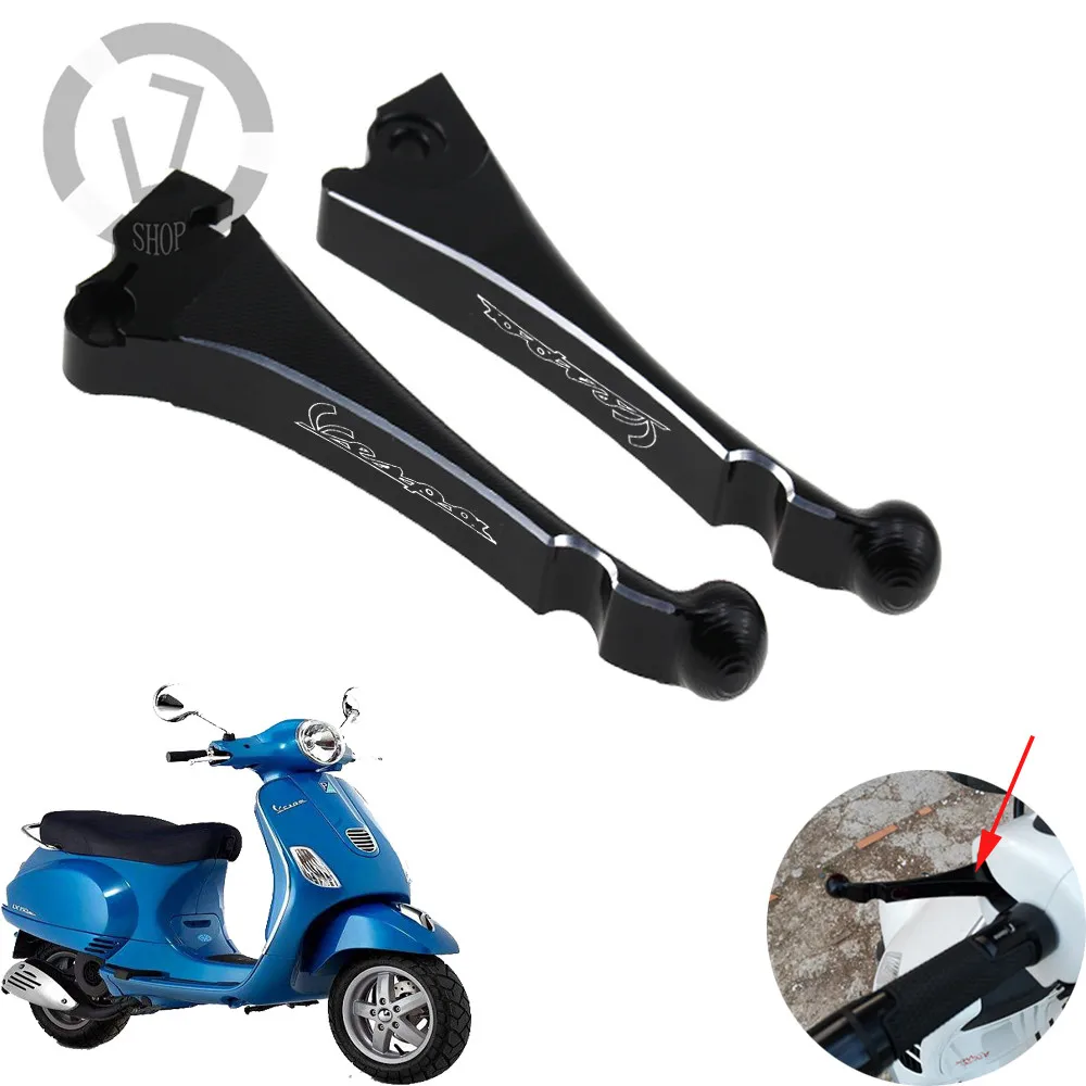 

Рычаги тормоза и сцепления для VESPA S150, LX150, LXV150, Spring SPRINT 150, 2017, 2018, 2019, из алюминия, с ЧПУ
