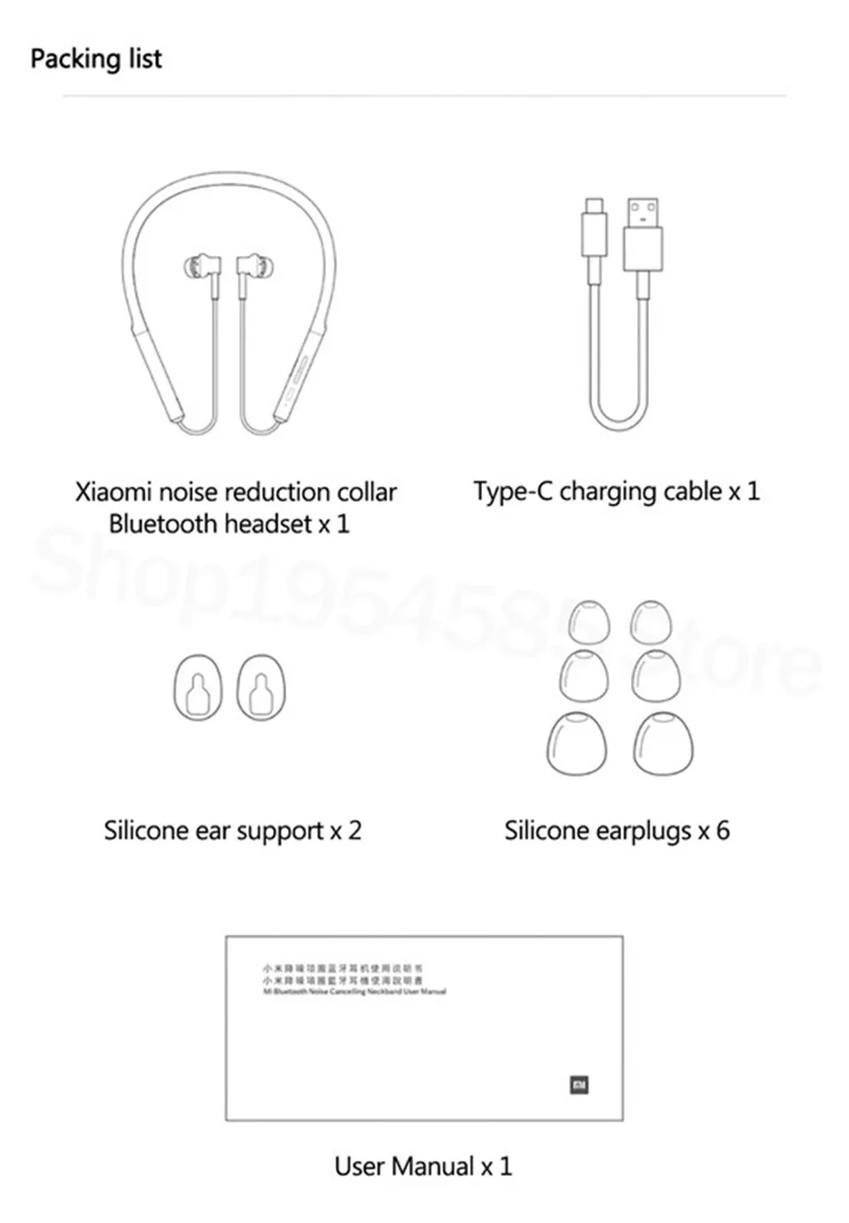 Оригинальные Xiaomi Bluetooth наушники с шейным воротником, спортивные беспроводные Bluetooth наушники, активные наушники с шумоподавлением, динамические наушники