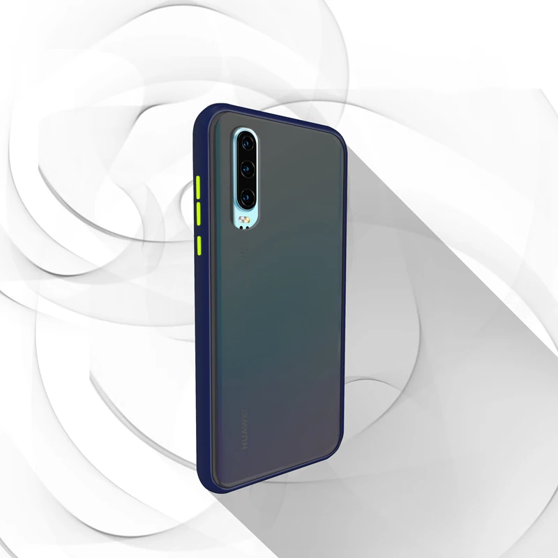 Противоударный защитный чехол бампер для телефона Huawei p30 pro мягкая силиконовая