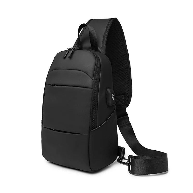 

Bag Men Anti-theft Lock Upscale Chest Bag Fashion Men Shoulder Bags USB Charging Crossbody Bags Summer Travel Messengers Bag