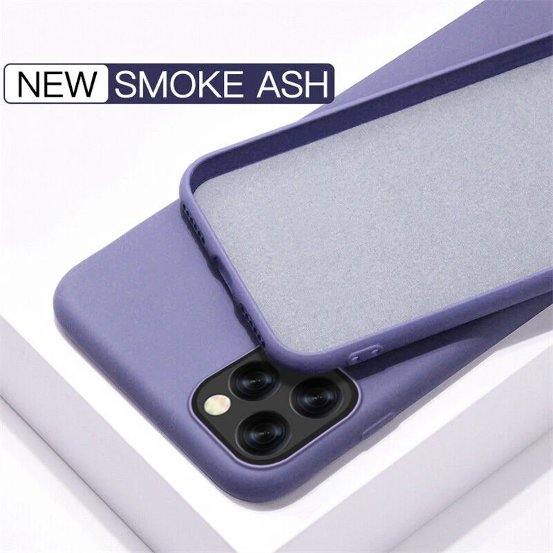 Lilac Purple YISHANGOU чехол для Apple iPhone 11 Pro Max 6 S 7 8 Plus X XS MAX XR милый карамельный цвет пары Мягкий Силиконовый противоударный чехол - Цвет: Lilac Purple