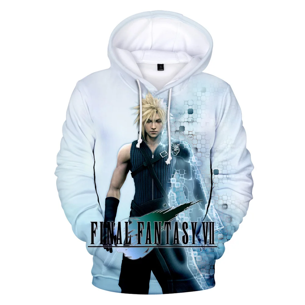 

Final Fantasy VII 3D Print Hoodies Anime Game Fashion Sweatshirt Men Women Streetwear Hoodie Harajuku Hip Hop Pullover Tops Coat