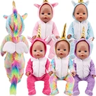 Одежда для новорожденных 43 см для 18 дюймовых кукол, игрушка для девочек 17 дюймов, Кукла Реборн, аксессуары для кукол нашего поколения
