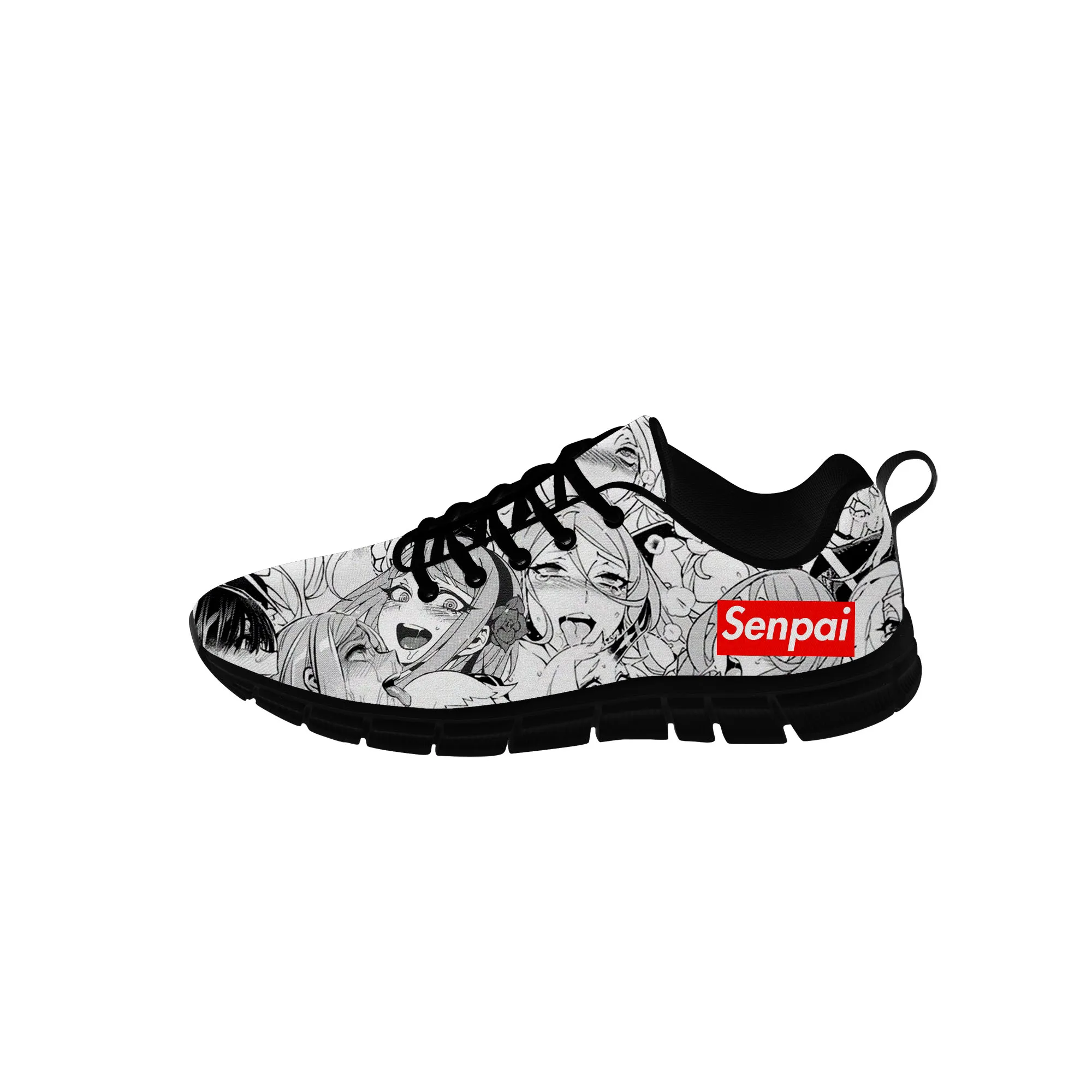

Anime Manga Cartoon Sexy Lewd Ahegao Hentai Funny Casual Cloth Shoes Low Top Shoes Lightweight Breathable 3D Print Men Women