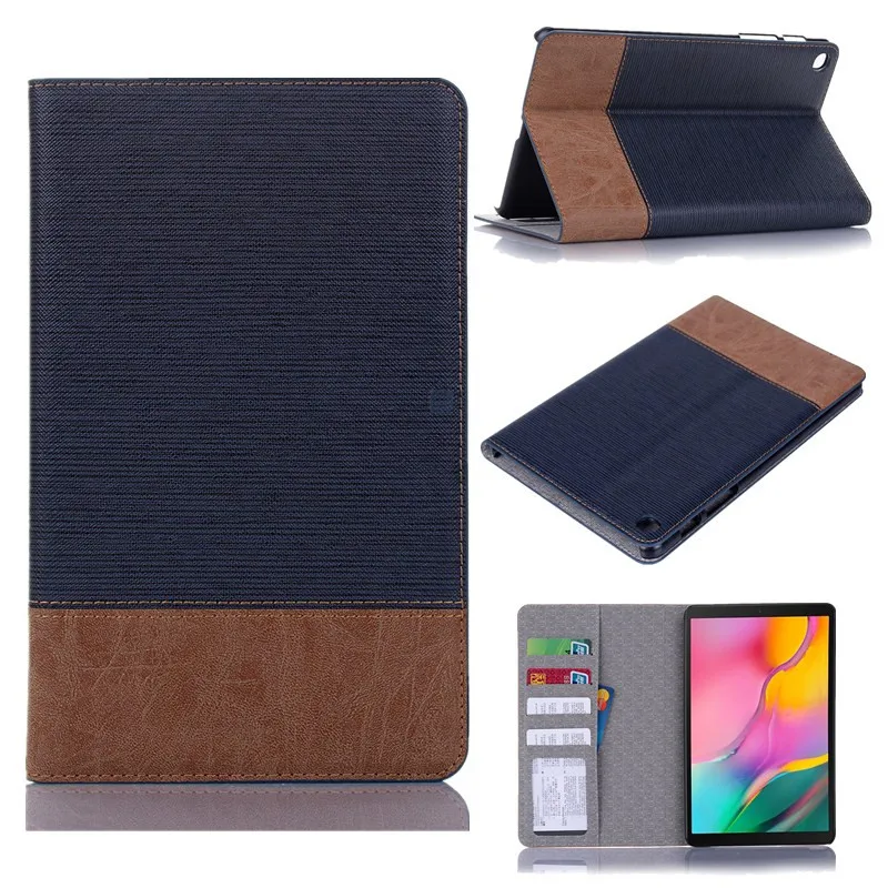 Премиум чехол из искусственной кожи для Samsung Galaxy Tab A 8 0 дюйма 2019 S Pen Магнитный SM P200