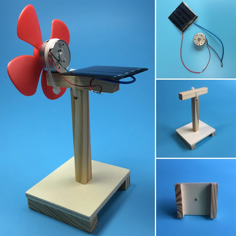 

2019 New Design Educational Toys Mini Solar Power Fan Children Brain Training Kit
