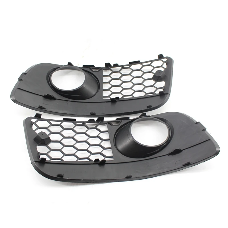 

2X Honeycomb Open Vent Fog Light Grille Grilles for MK5 GTI GLI Jetta 2006-09