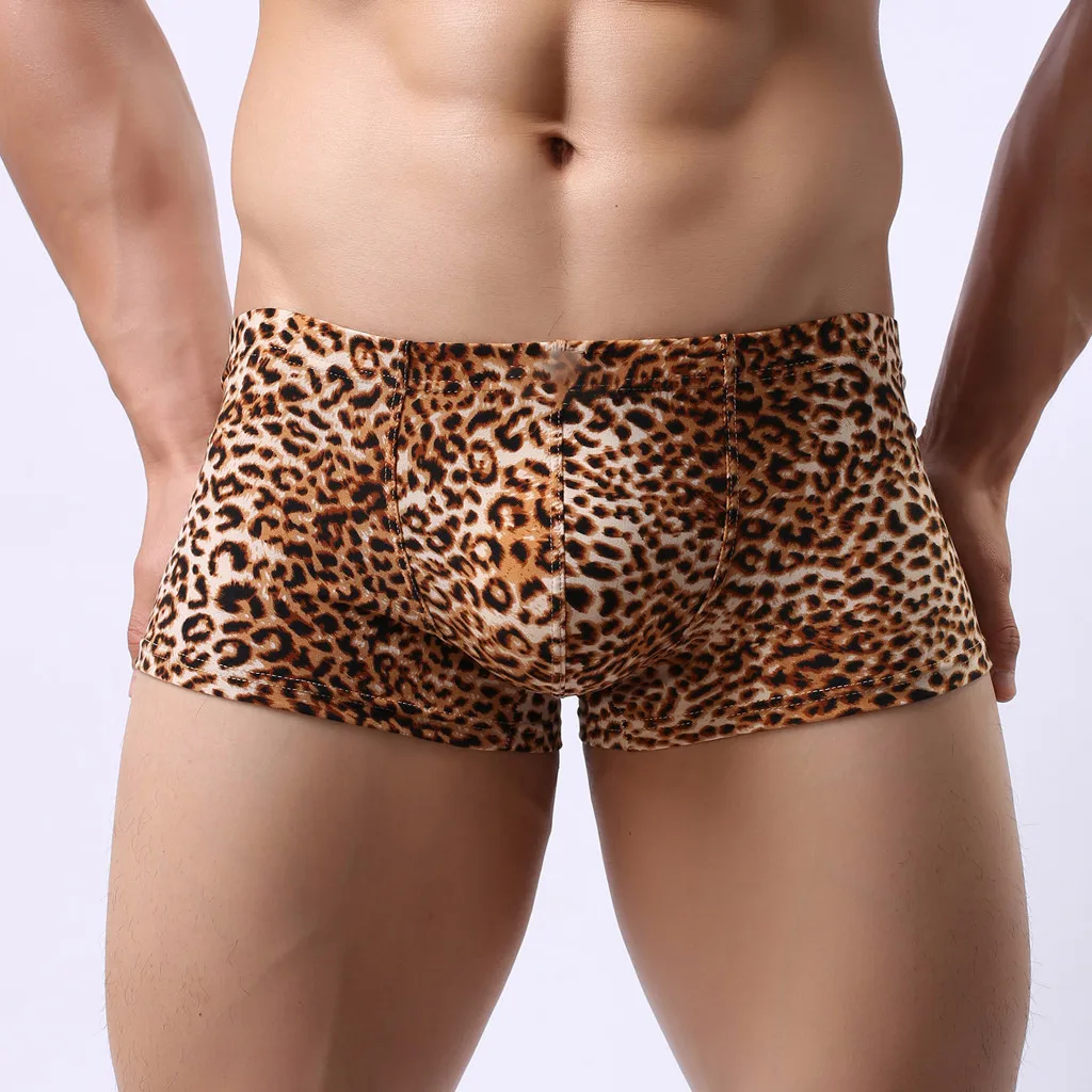 Боксеры мужские с карманом для груди пикантное нижнее белье дышащее хлопковое