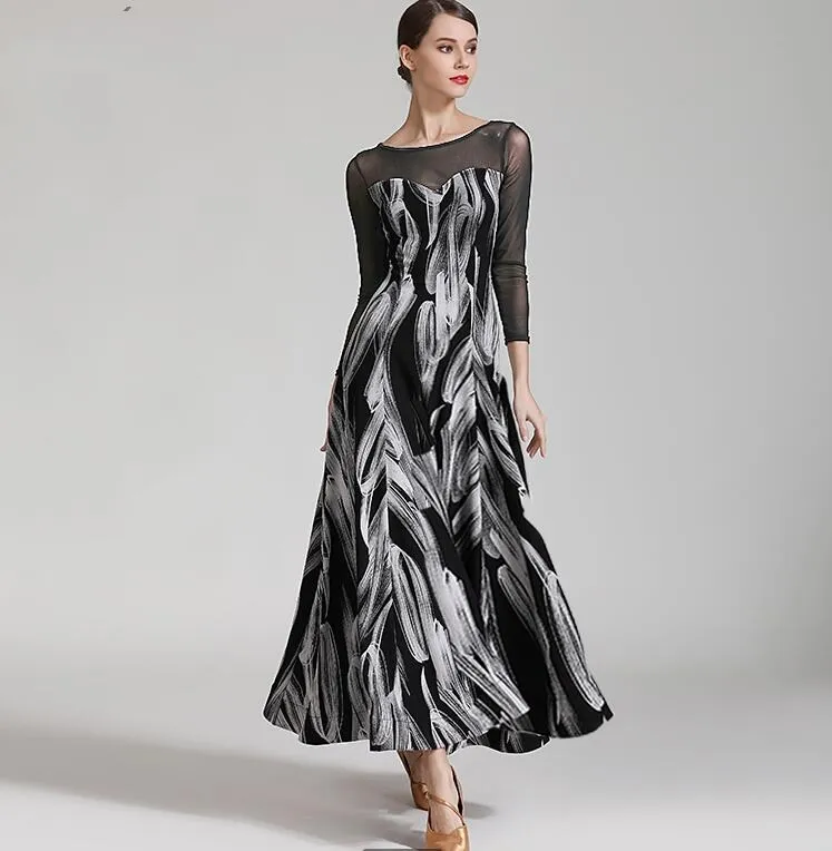 Новинка для участия в конкурсах бального танца платье Танцы бальное вальса