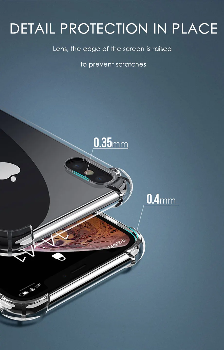 Роскошный Ударопрочный силиконовый чехол для телефона чехол для iphone 7 8 6 6S Plus X XS Max iphone 11 pro Max Чехлы прозрачная Защита задняя крышка