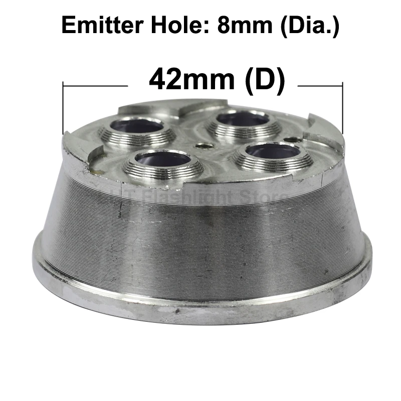 Алюминиевый отражатель SMO 51 2 мм (D) x 20 (H) для 4 Cree XM-L | Лампы и освещение