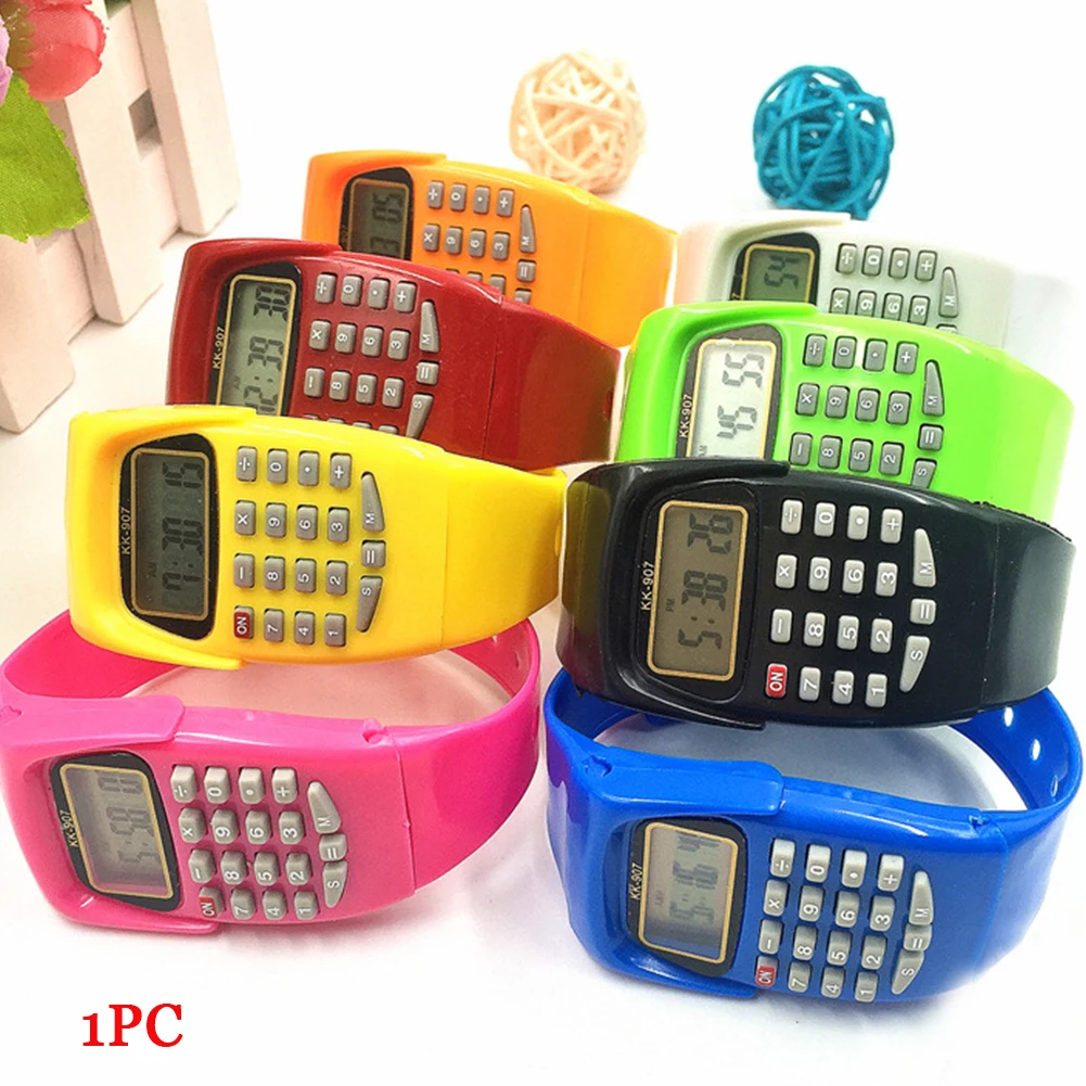 Digital Display Wrist Multifunctional Exam Oriented Portable Students Mini Kids Fashion Calculator Watch Electronic Practical
