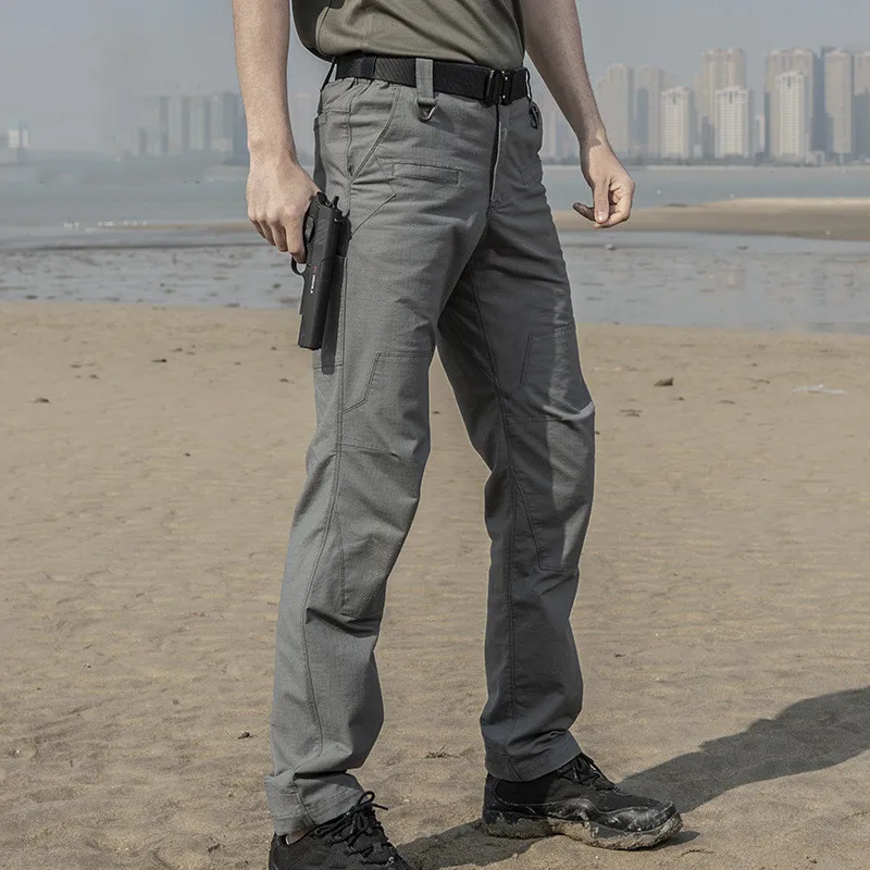 Мужские уличные Тренировочные Водонепроницаемые Военные тактические штаны