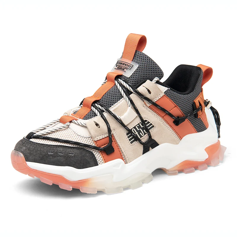 

High Quality Men's Sneakers Height Increasing Men Chunky Sneakers Non-slip Fashion Designer Adults Man Shoes