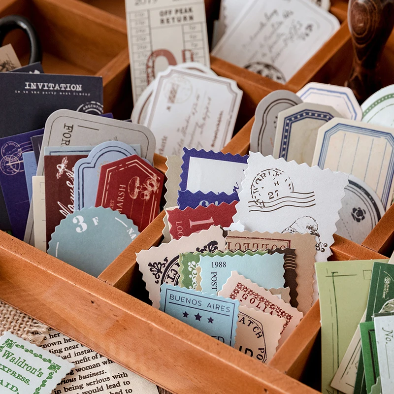 Ретро этикетка декоративные наклейки Скрапбукинг наклейка на спичечный коробок