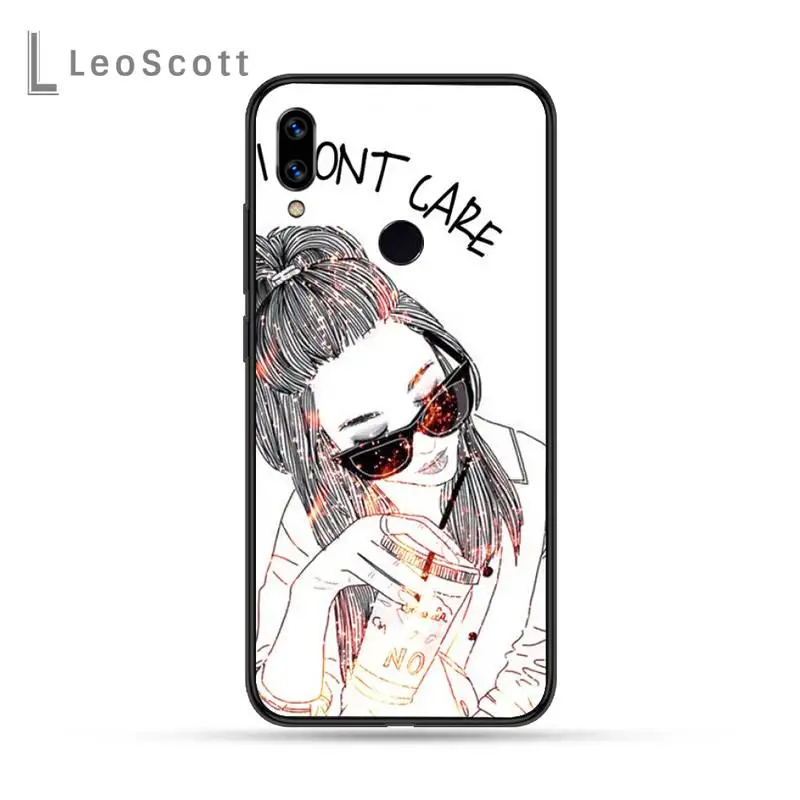 

Girl Boss Pink Women power Phone Cases For Xiaomi Redmi Note 4 4x 5 6 7 8 pro S2 PLUS 6A PRO